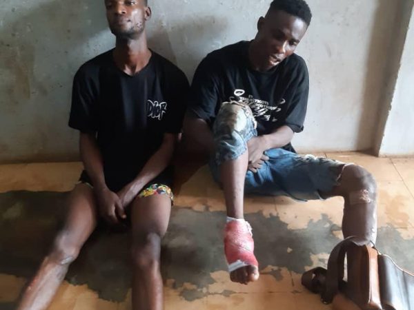 Police arrests notorious cultist at Auchi -Ekperi road , recovered ammunition
