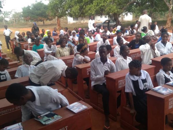 LP candidate, Abeni Azeez, donates furniture to Jattu Secondary School LP candidate, Abeni Azeez, donates furniture to Jattu Secondary School