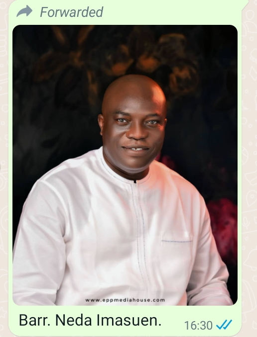 Edo South Senator Elect,Neda Imasuen, uncovers alleged plan to truncate Mandate Edo South Senator Elect,Neda Imasuen, uncovers alleged plan to truncate Mandate