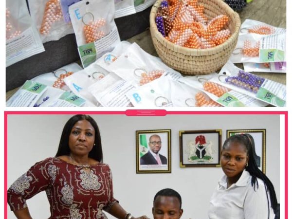 Braimoh unveils visually impaired, Orobosa, Brand in Benin