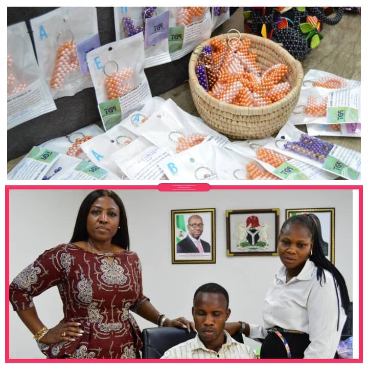 Braimoh unveils visually impaired, Orobosa, Brand in Benin Braimoh unveils visually impaired, Orobosa, Brand in Benin