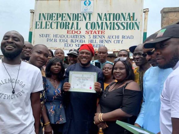 INEC Issue certificate of returns to Edosa, others INEC Issue certificate of returns to Edosa, others