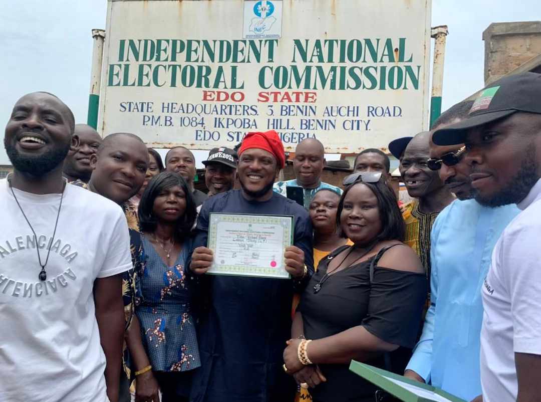 INEC Issue certificate of returns to Edosa, others INEC Issue certificate of returns to Edosa, others