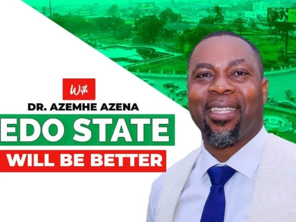 Pastor Azena Party Billboards Adorn strategic places in Edo Pastor Azena Party Billboards Adorn strategic places in Edo