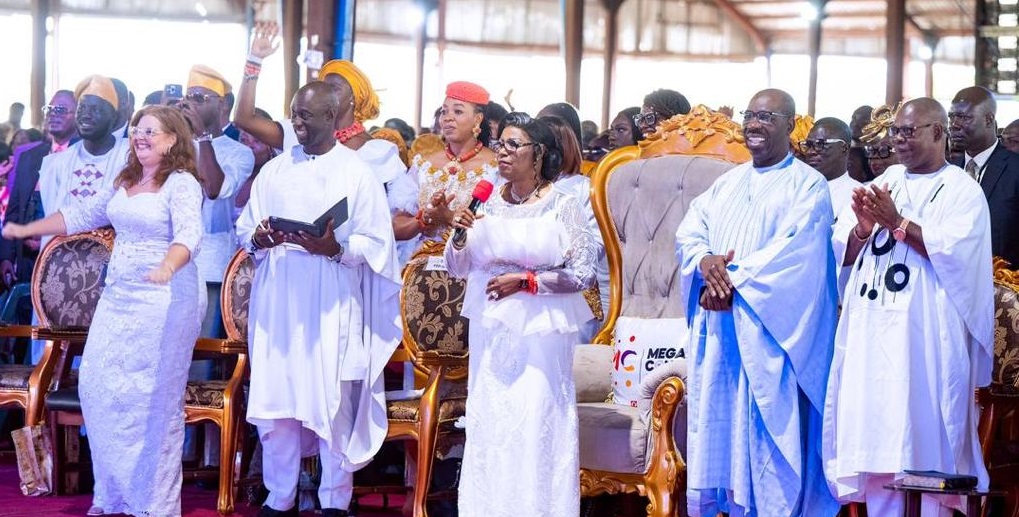 Obaseki renames 1st Ugbor Road after Archbishop Margret Idahosa Obaseki renames 1st Ugbor Road after Archbishop Margret Idahosa