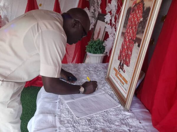 Senator Neda Imasuen Condoles Esogban Family.