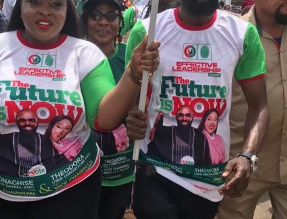 LGAs council election ;Oredo Labour Party chairmanship candidate flag off campaign LGAs council election ;Oredo Labour Party chairmanship candidate flag off campaign