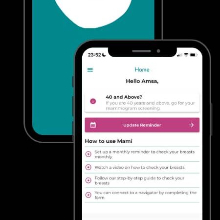 Breast self-examination made easy with Mami App