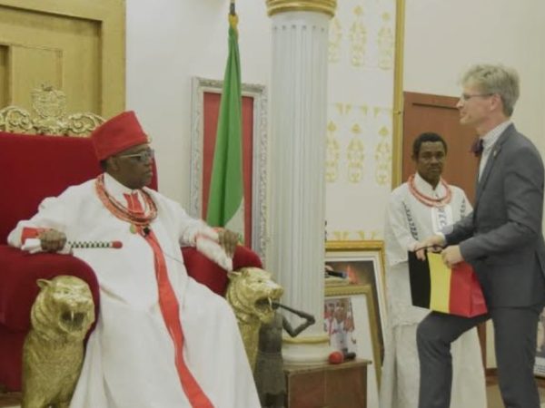 Benin monarch, Uwaibi, Belgium envoy seek synergy in fight against human trafficking