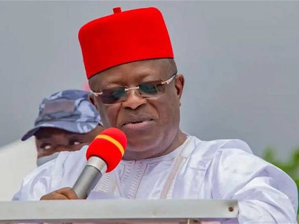 Aftermath of protest, Umahi visits Auchi,  assures of resumption of road construction