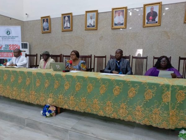 Edo Civil Societies Open situation room ahead of Guber Election