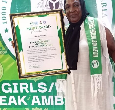 Former Obaseki’s commissioner, Braimoh Bags Most Notable Female Advocate award Former Obaseki’s commissioner, Braimoh Bags Most Notable Female Advocate award