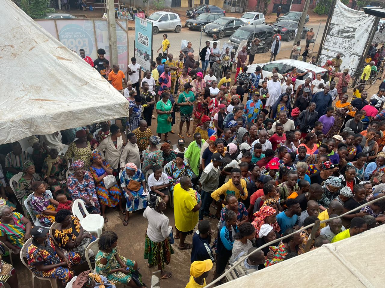 Economic Hardship: Iyawe Creates Foods Bank,, Allocates foods items to Constituents