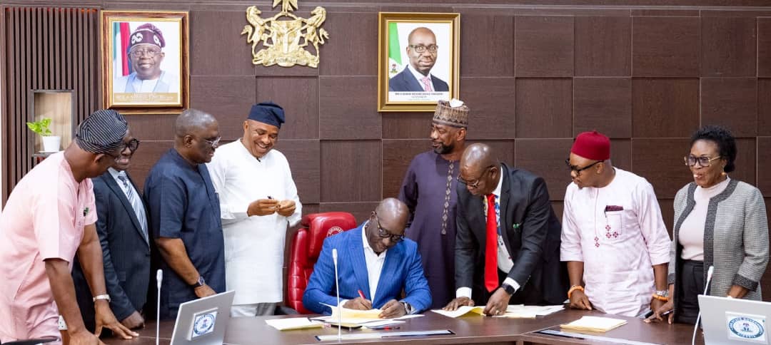 Obaseki signs N450bnrevisedsupplementary budget into law