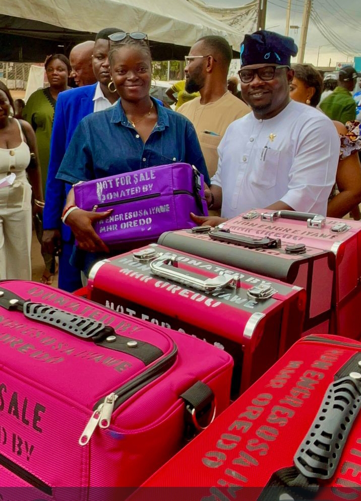 Hon Iyawe Empowers over 100 constituents with Sewing , Industrial Machines
