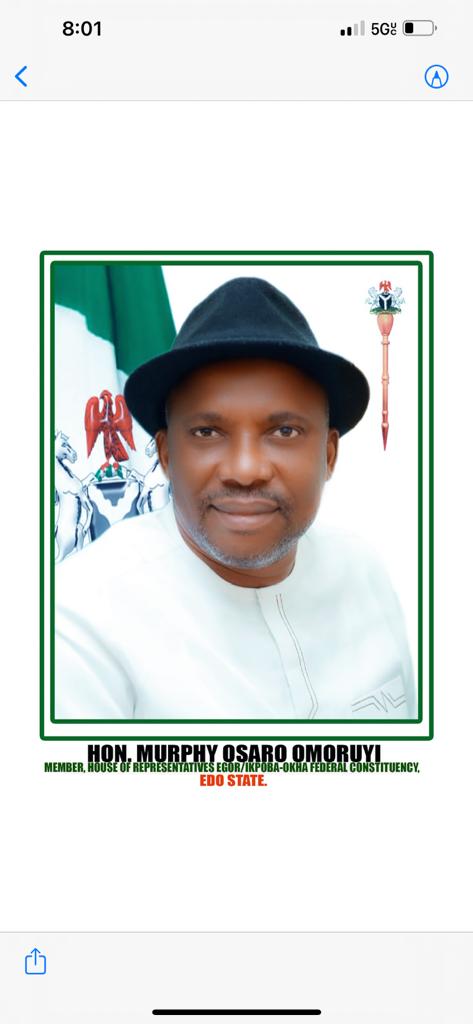 Edo Rep Member, Murphy Omoruyi Congratulates Okpebholo , Idahosa
