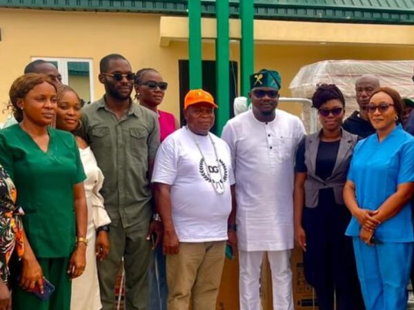Hon Iyawe Donates Medical Equipments To New Era Primary  Health Care Center. Hon Iyawe Donates Medical Equipments To New Era Primary  Health Care Center.