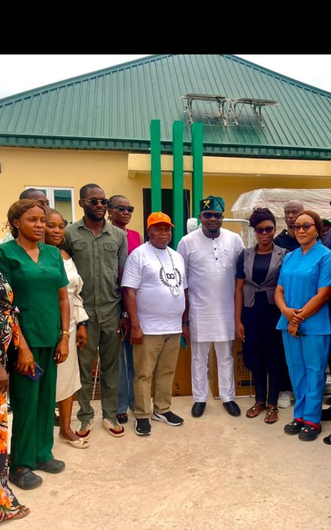 Hon Iyawe Donates Medical Equipments To New Era Primary Health Care Center. Hon Iyawe Donates Medical Equipments To New Era Primary Health Care Center.