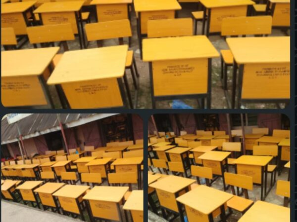 Owan East LGA Chairman donates chairs to Ivbiaro Secondary School Owan East LGA Chairman donates chairs to Ivbiaro Secondary School