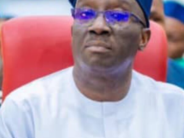 ‎Okpebholo  Goes Fanatic  On Tinubu,  Makes Tinubu’s Cap  Mandatory for Commissioners