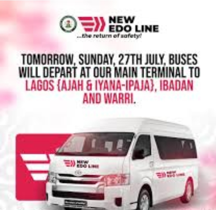 Edo Line Buses Stranded: No Park in Auchi, Passengers Loaded Along Highway Edo Line Buses Stranded: No Park in Auchi, Passengers Loaded Along Highway