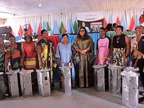 Edo First Lady office Distributes Free Climate-Friendly Clean-Coal Stoves To Edo North women Edo First Lady office Distributes Free Climate-Friendly Clean-Coal Stoves To Edo North women