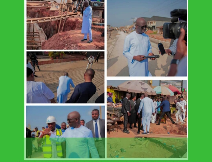 Okpebholo Monitors Progress on Ogheghe, Old Sapele Road Projects, Demands Speed-Up Okpebholo Monitors Progress on Ogheghe, Old Sapele Road Projects, Demands Speed-Up