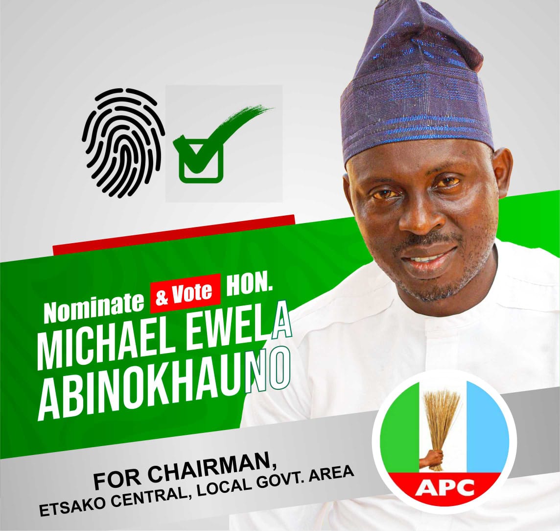 Iraokhor’s Turn: Abinokhauno Seeks Etsako Central LGA Chairmanship Iraokhor’s Turn: Abinokhauno Seeks Etsako Central LGA Chairmanship