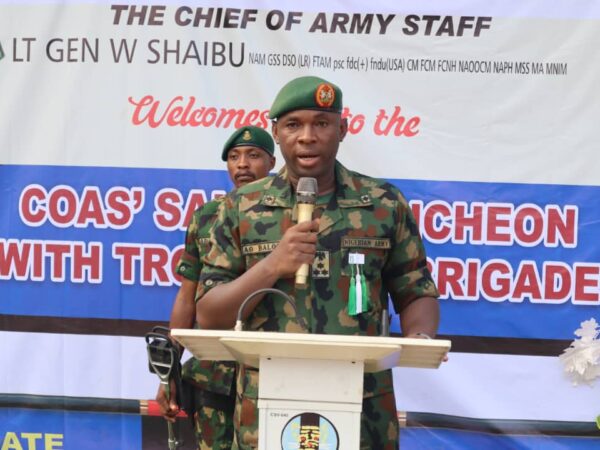 COAS Hosts Eid Luncheon for Troops in Edo