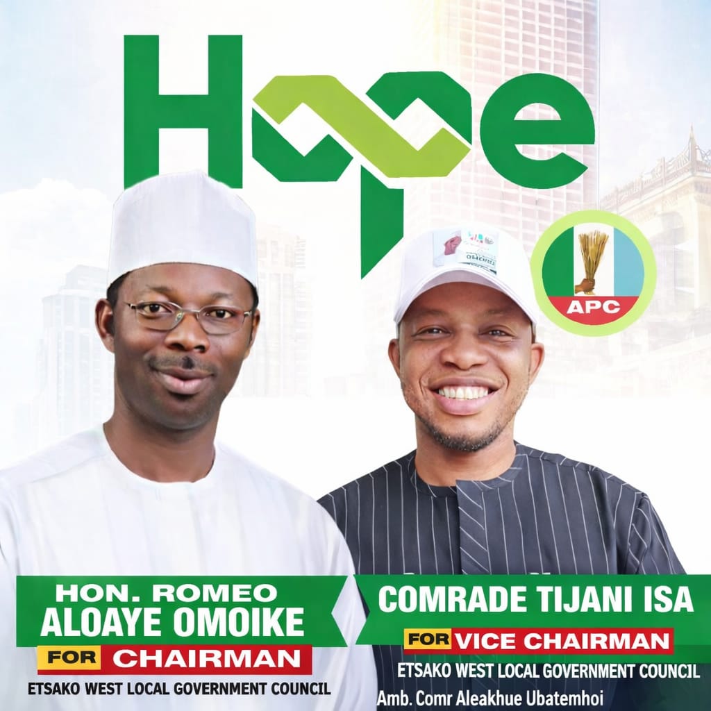 ‎Audu’s Ex-Aide Tijani Picked as APC Vice Chairmanship Candidate in Etsako