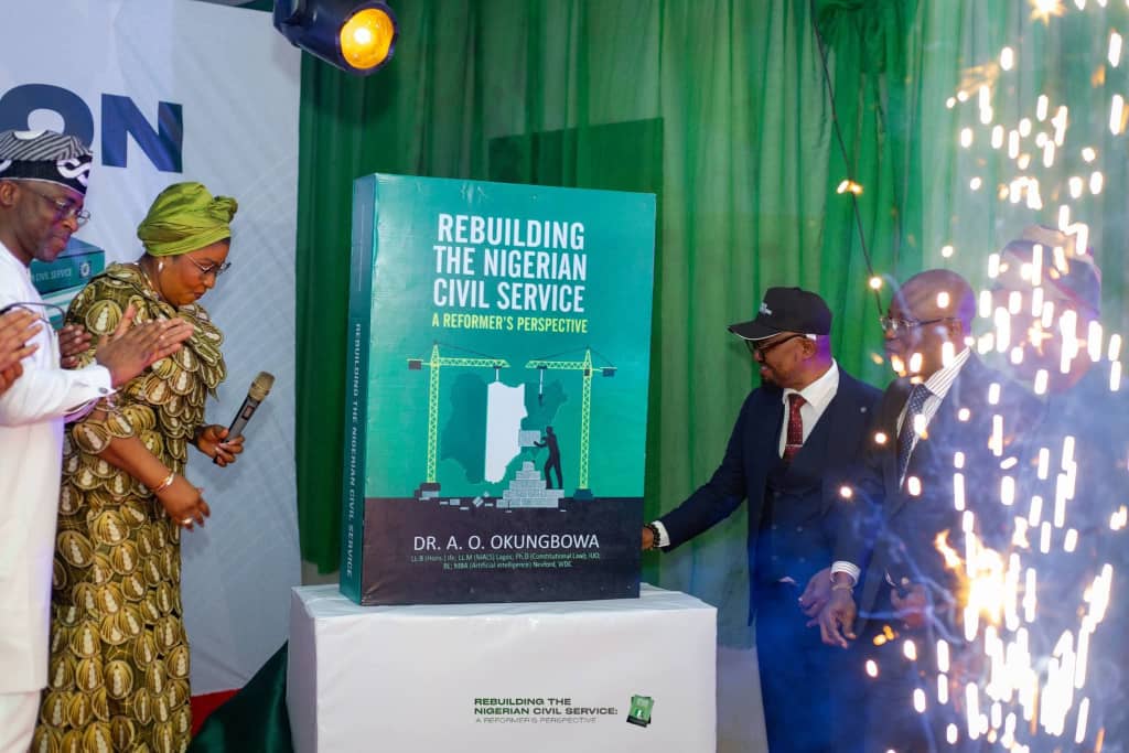 *Okpebholo, HCSF Walson-Jack Laud Edo HoS Okungbowa at Civil Service Reform Book Launch* *Okpebholo, HCSF Walson-Jack Laud Edo HoS Okungbowa at Civil Service Reform Book Launch*