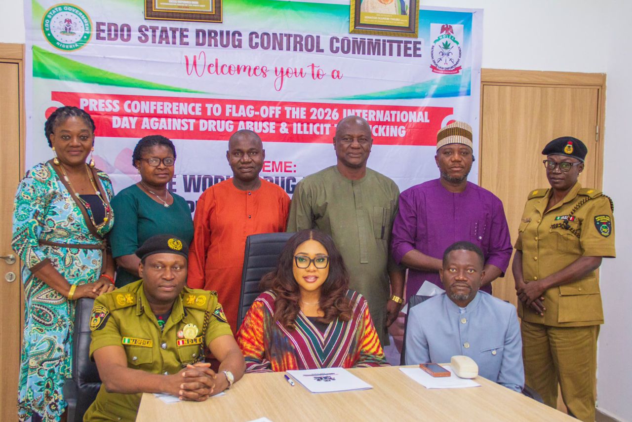 Edo State Government Reaffirms Zero Tolerance for Drug Abuse