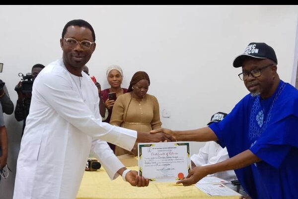 ‎OMOIKE RECEIVES CERTIFICATE OF RETURN FOR ETSAKO WEST LGA