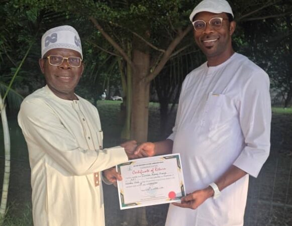 ‎Etsako West Chairman-Elect, Omoike pays thank-you visit to Oshiomhole, Shaibu, Momoh,