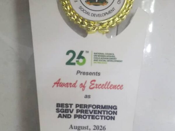 ‎Edo Wins National Award As Best Performing State In SGBV Prevention‎‎