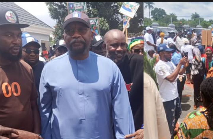 ‎Etsako East  Barricades Venue, ,Denies NDC Candidate, Bawa Access  For Campaign Rally