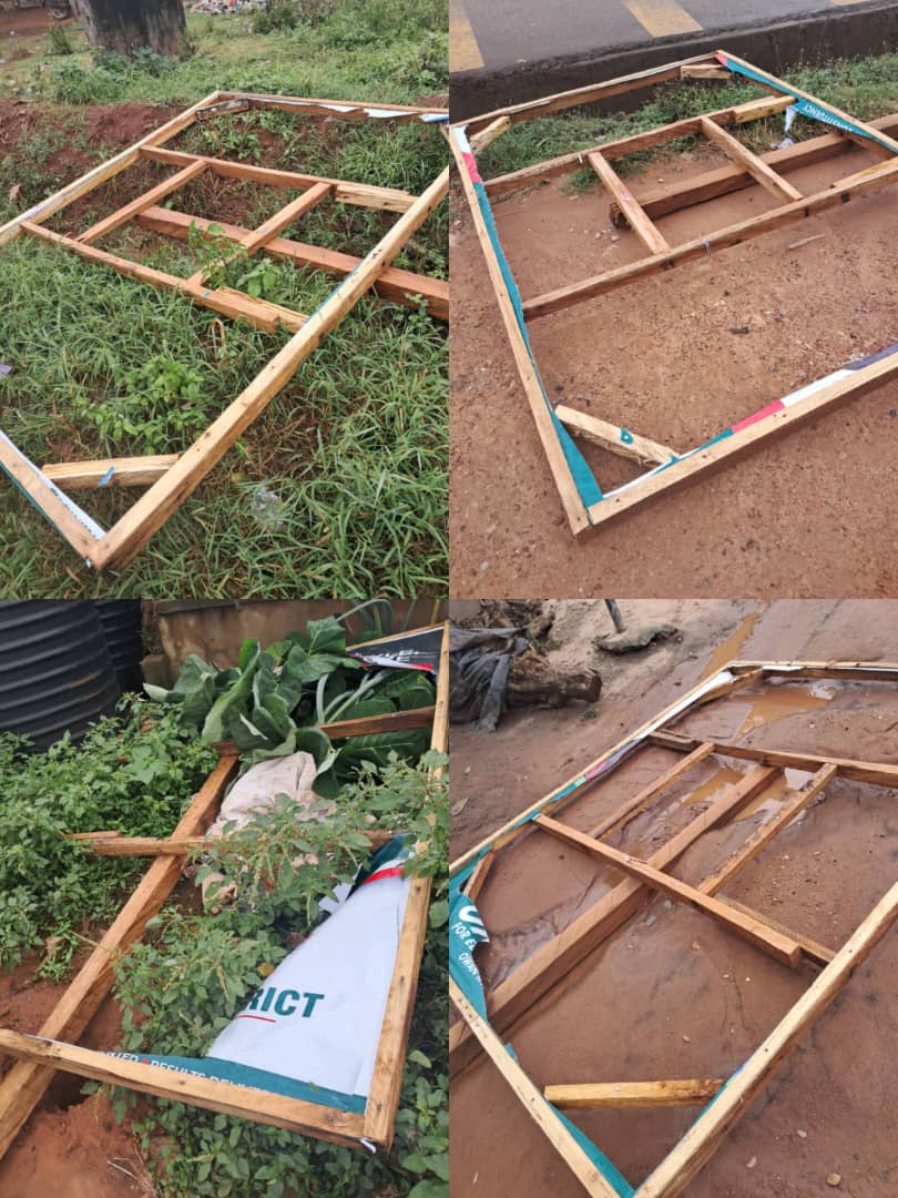 ‎Owan West: Unuigboje Campaign Accuses Agbebaku Of Destroying Billboards Ahead Of Okpebholo’s Visit