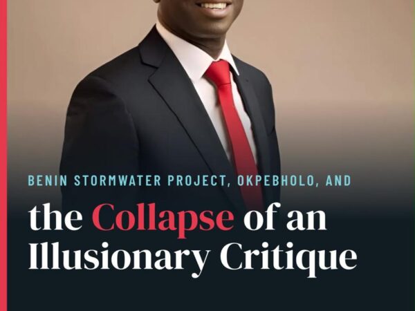 Benin Stormwater Project, Okpebholo, and the Collapse